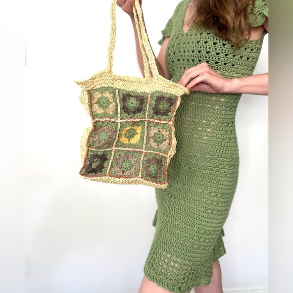 NEW Boho Raffia Summer Beach Bag - Picture 3 of 7